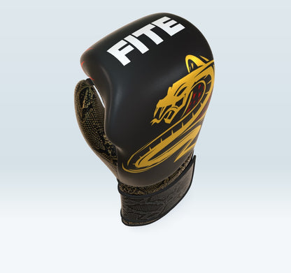 FITE Muay Thai Glove Reptillian Gold Snake